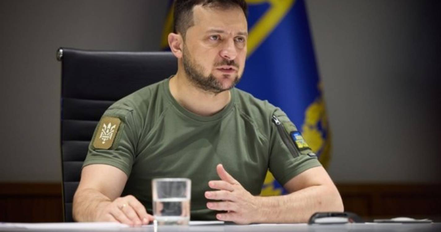 Zelensky visita soldados envolvidos na contraofensiva em Zaporijia