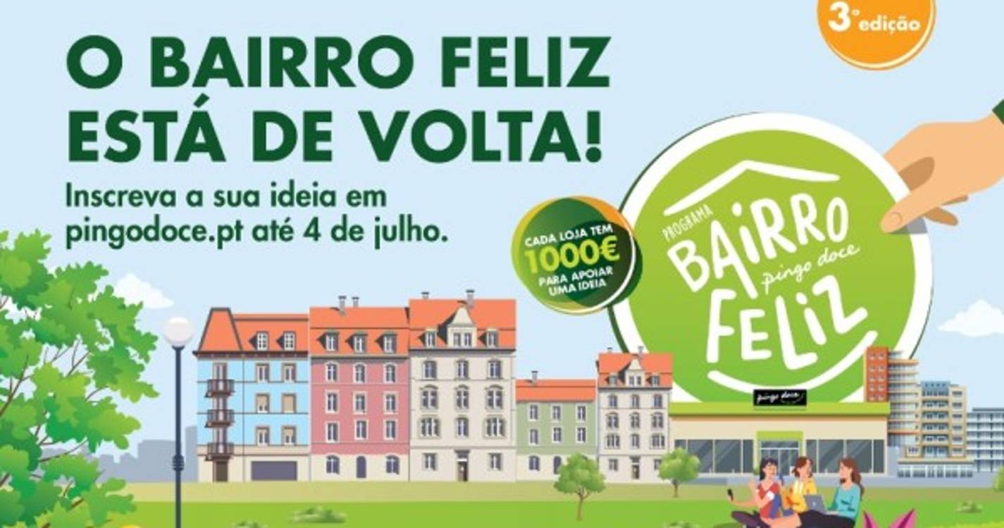 Pingo Doce lança terceira edição do projeto ‘Bairro Feliz’