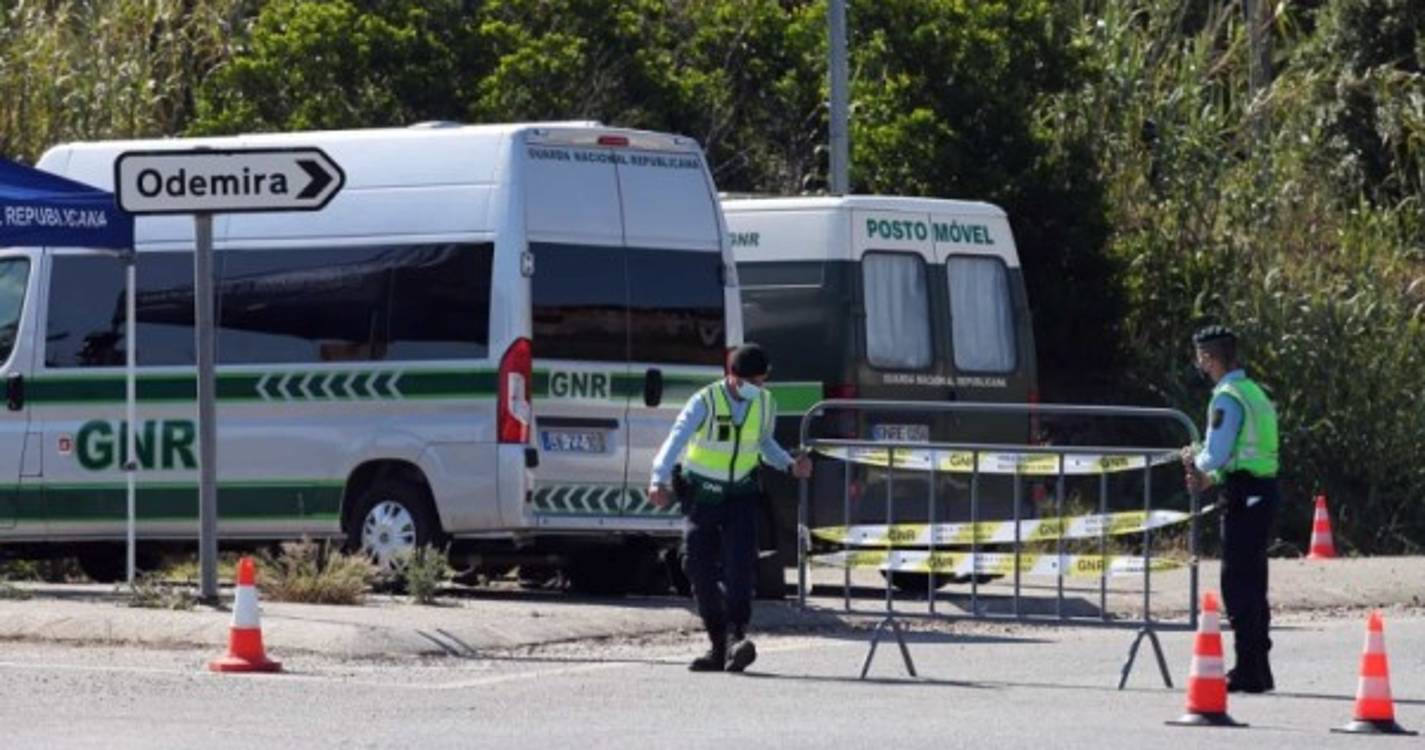 Covid-19: GNR trava 83 trabalhadores na cerca sanitária em Odemira