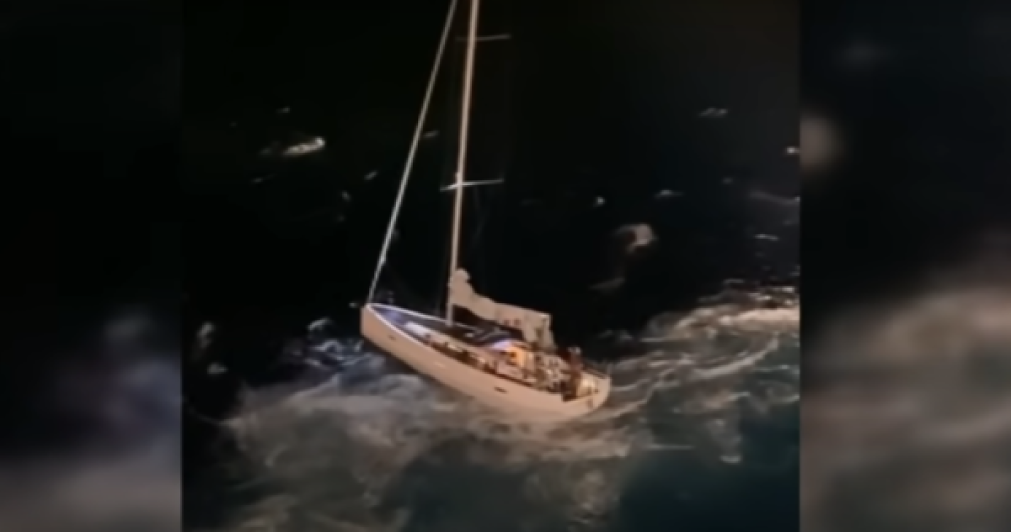 Veja o vídeo da operação de salvamento dos tripulantes do veleiro francês