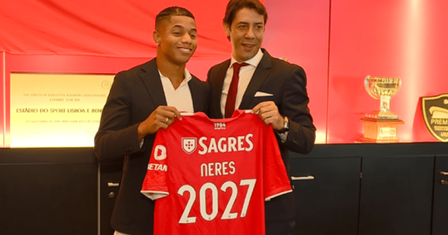 Benfica anuncia a contratação do internacional brasileiro David Neres