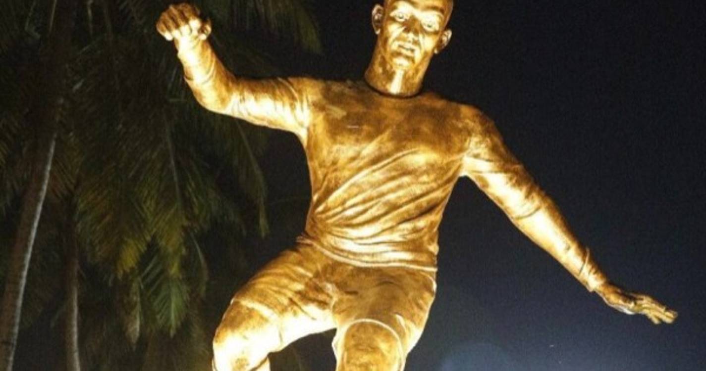Estátua de Cristiano Ronaldo em Goa gera polémica