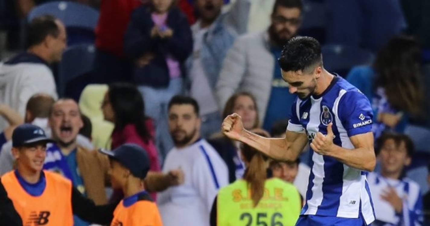 I Liga: Golo de Eustáquio nos descontos vale liderança do FC Porto