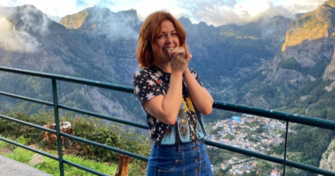 Atriz Gabriela Barros está na Madeira e revela-se encantada