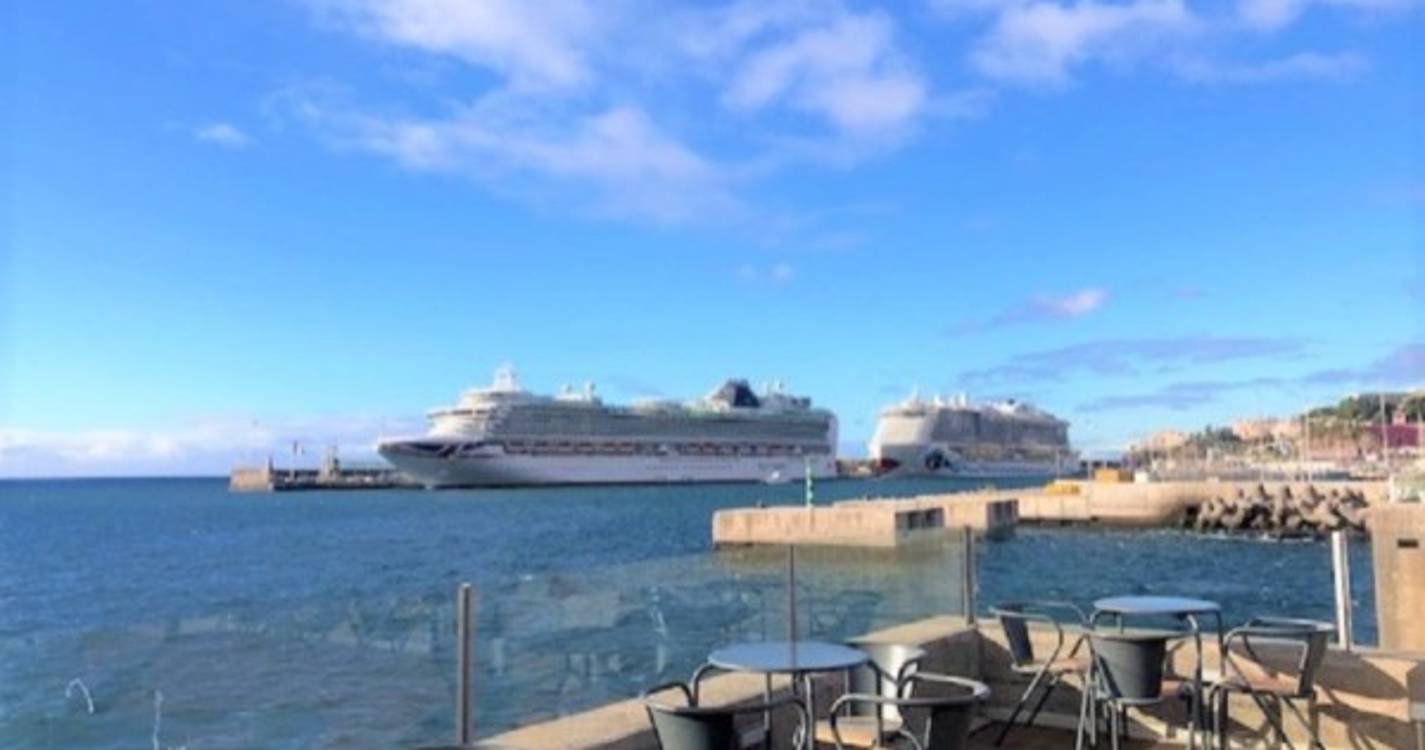 Porto do Funchal recebe hoje dois navios com 9.700 pessoas