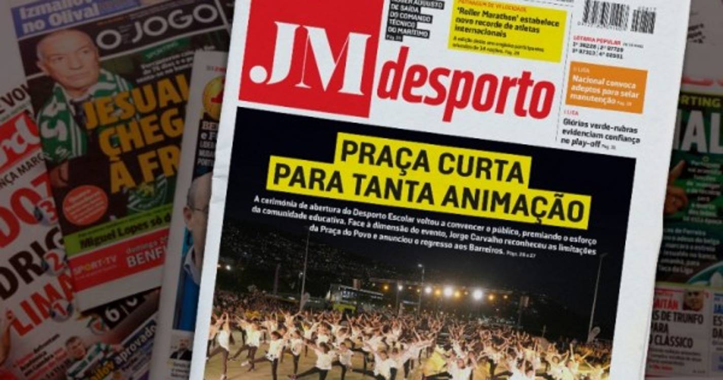 Praça curta para tanta animação no Desporto Escolar