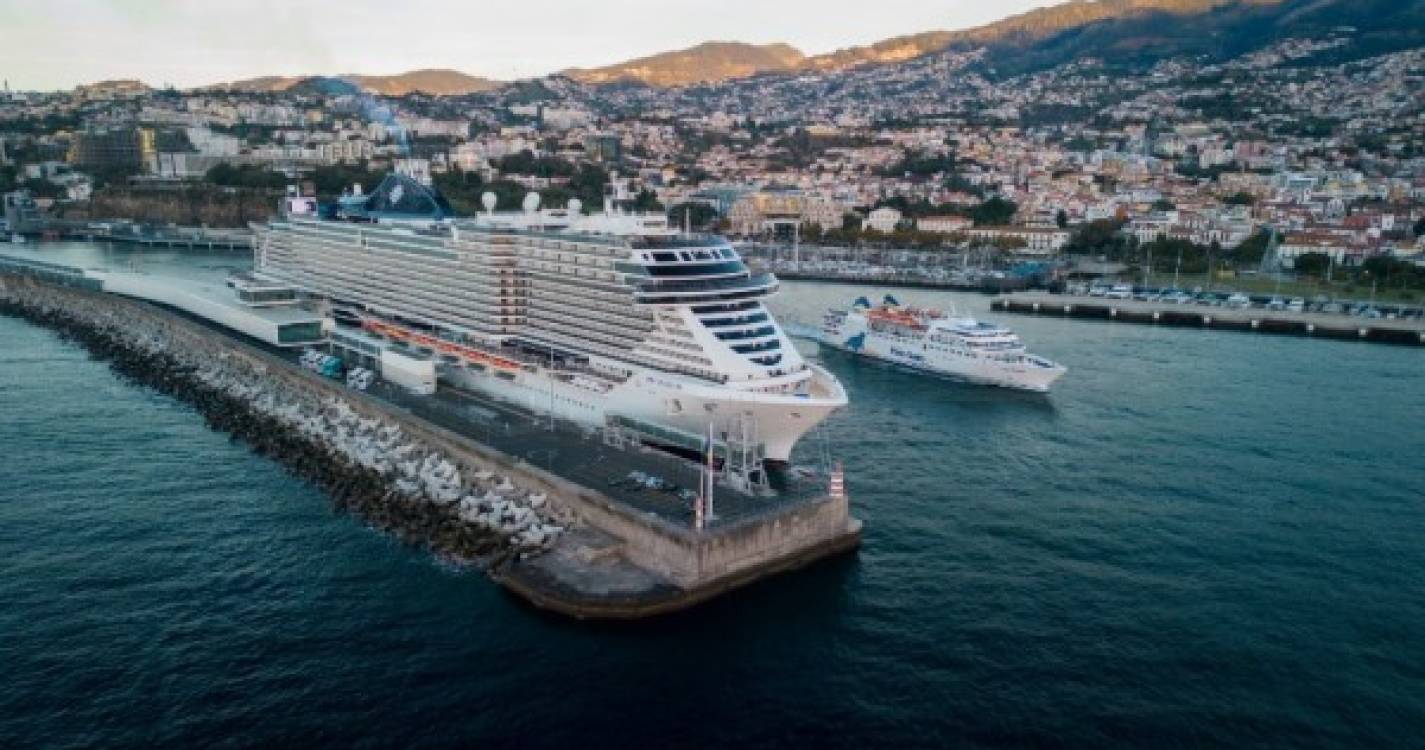 'MSC Seascape' estreia-se no Funchal em viagem transatlântica (com fotos)