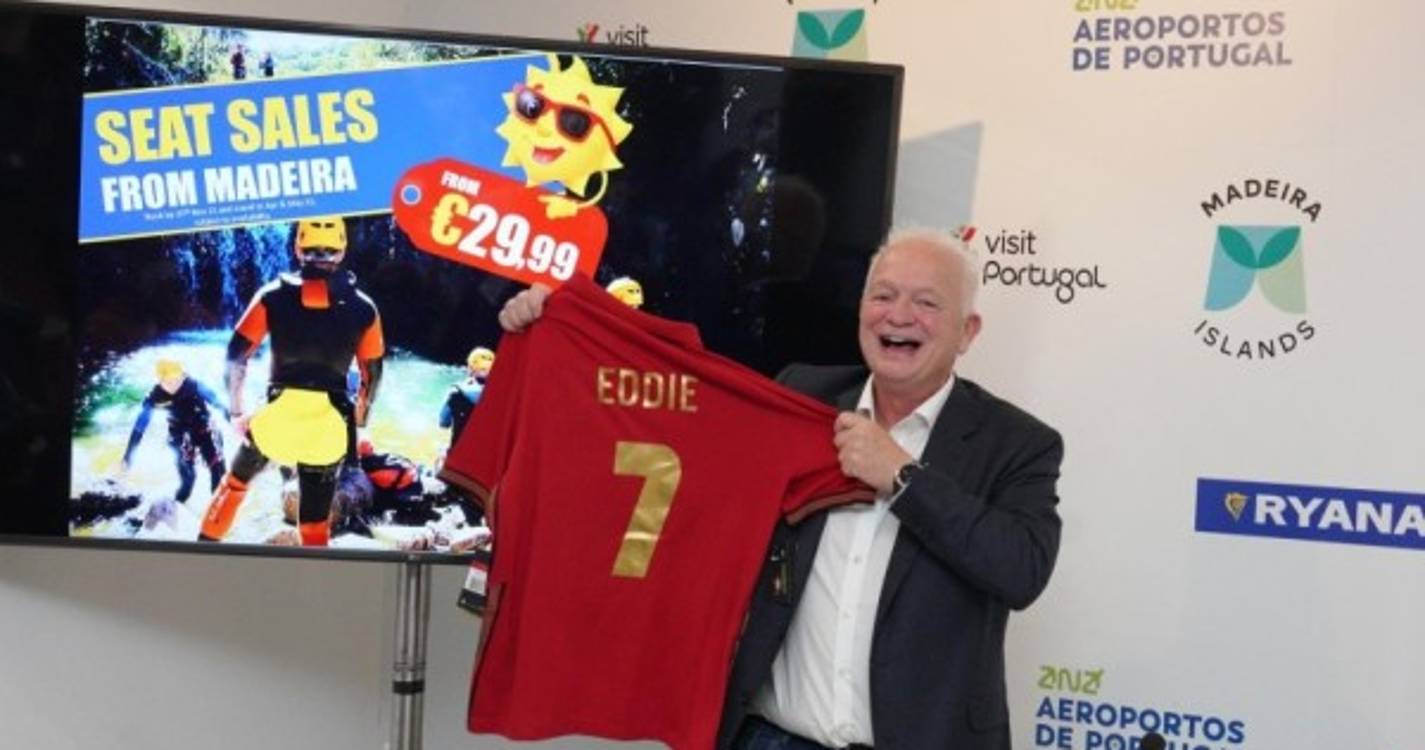 Ryanair vai da Madeira para 10 cidades da Europa a 29,99 euros