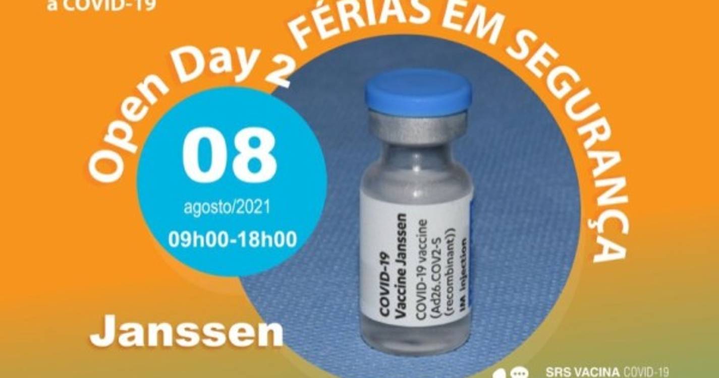 Madeira: Domingo é dia aberto no Funchal para vacinas da Janssen