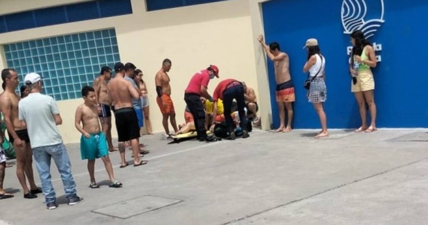 Morreu mulher que entrou em paragem cardiorrespiratória na Praia da Calheta