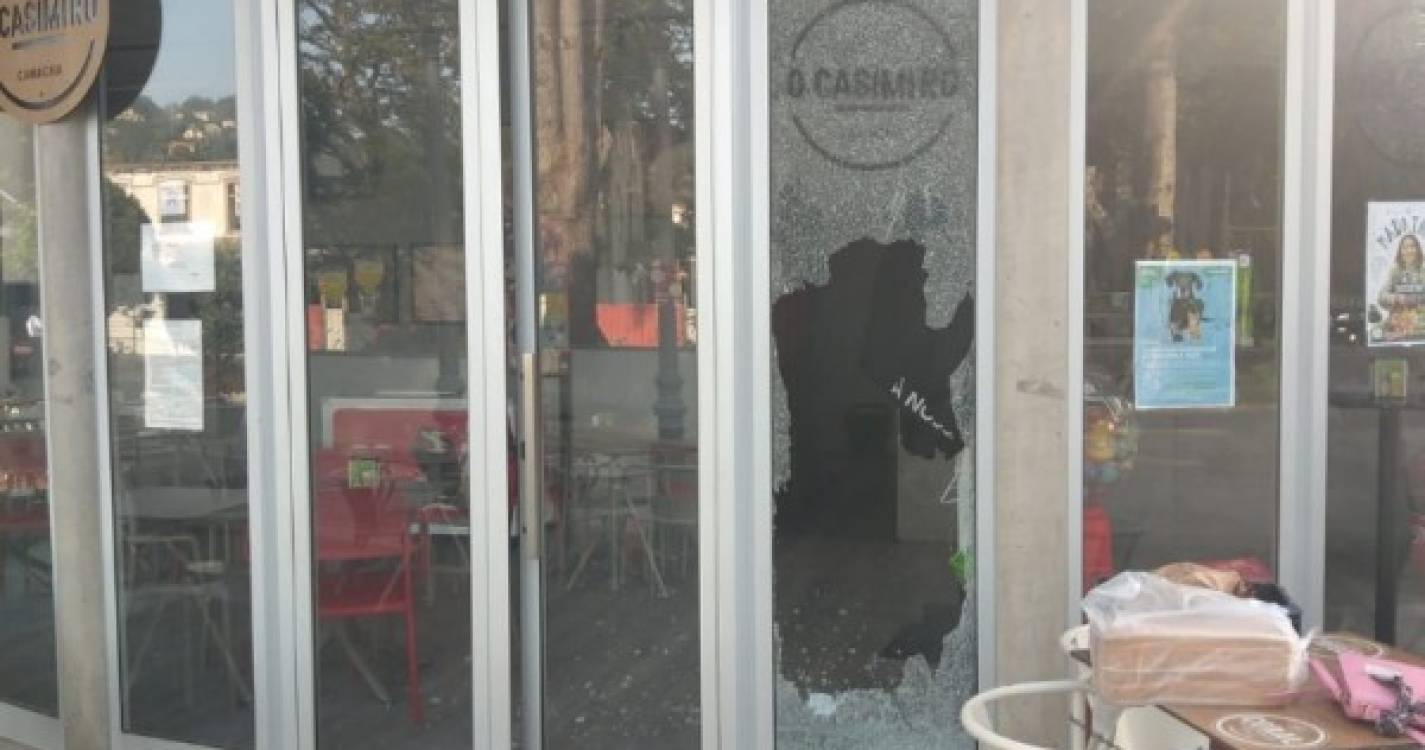 Bar vandalizado no centro da Camacha (com foto)