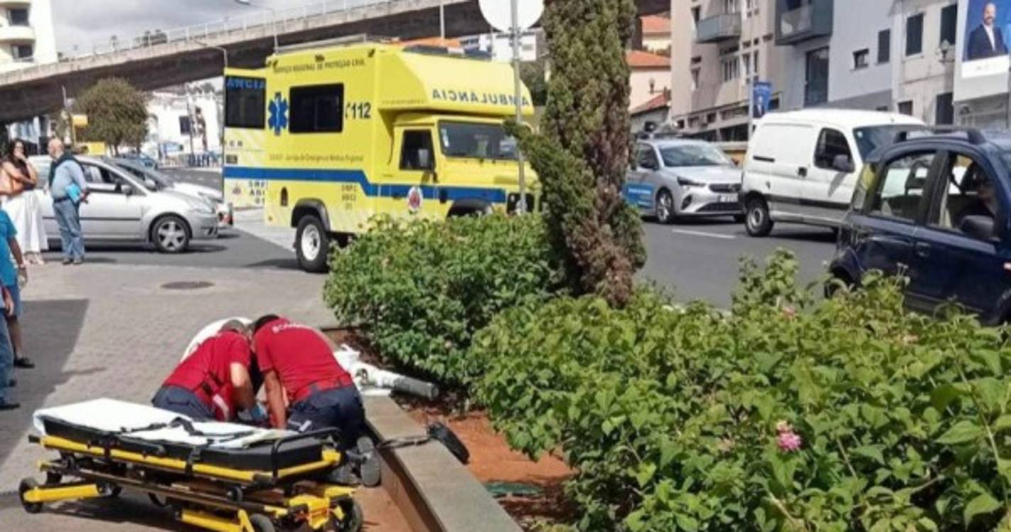 Mulher reanimada pelos bombeiros no Funchal