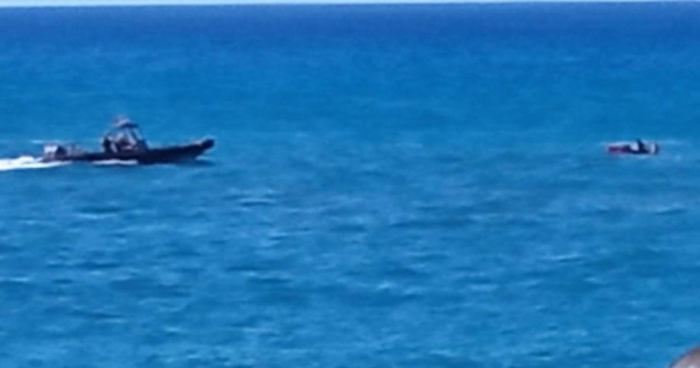 Veja as imagens do salvamento e resgate no cais da Ponta de Sol