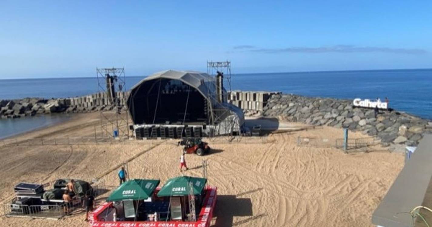 Tudo a postos para a grande festa de verão da Calheta