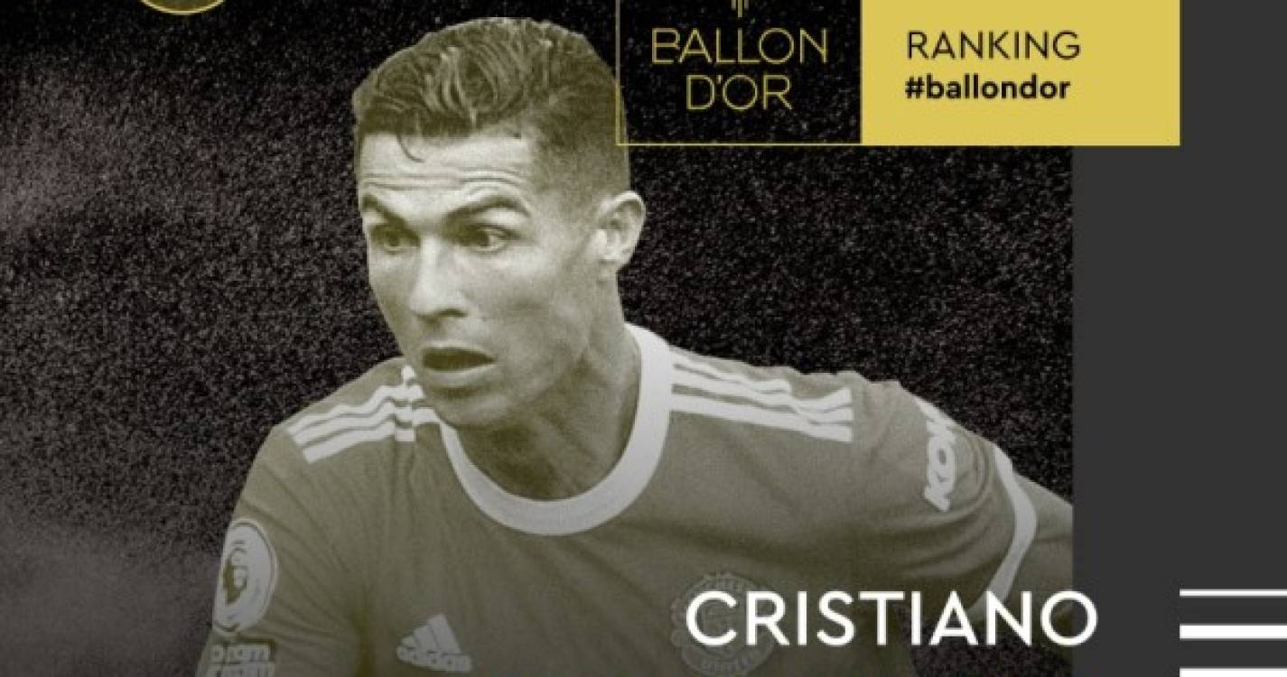 Bola de Ouro: Cristiano Ronaldo em sexto lugar