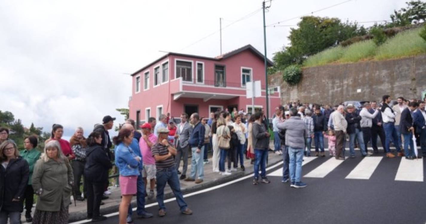 Largas dezenas acompanham inauguração do túnel entre Jardim da Serra e Estreito de Câmara de Lobos