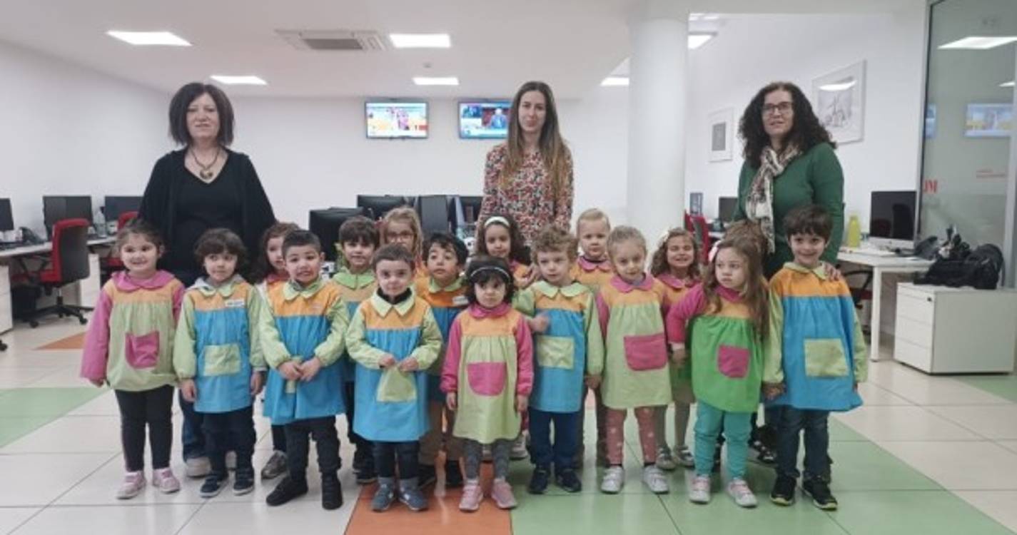 Crianças do Infantário 'Quinta dos Traquinas' visitam JM