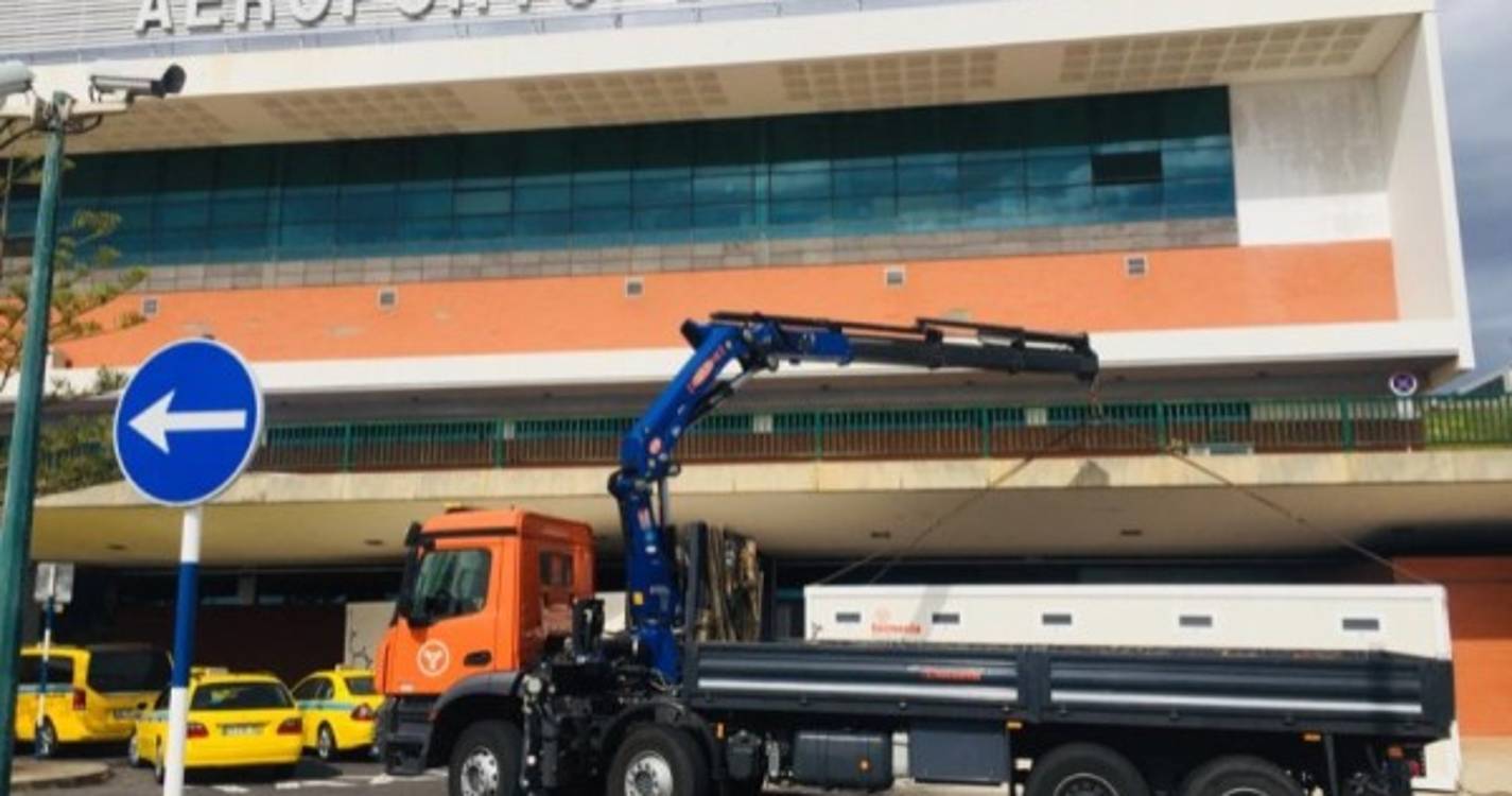 Centro covid no Aeroporto começa a ser desmontado (com fotos)