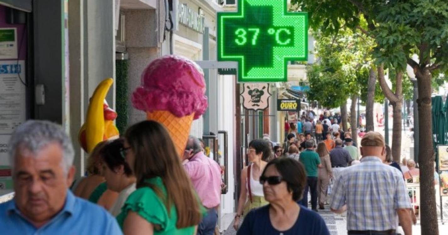 Batidos recordes de calor no Funchal e Quinta Grande