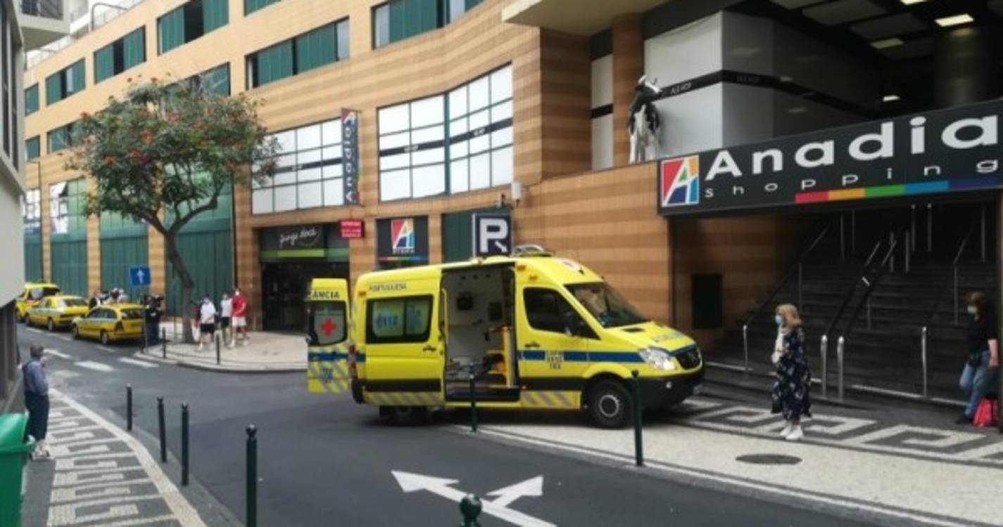 Funcionária de supermercado socorrida no Anadia