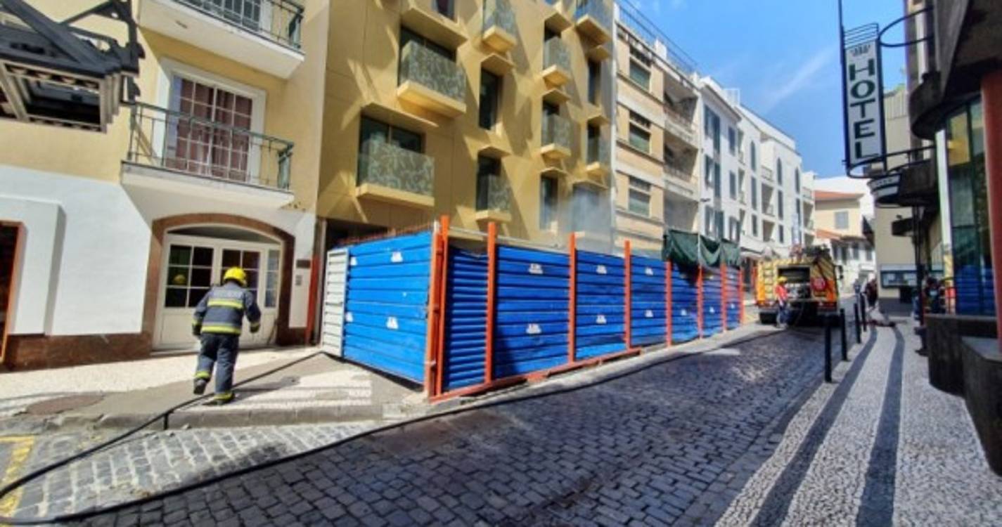 Última-hora: Incêndio na Rua das Hortas (com vídeo)