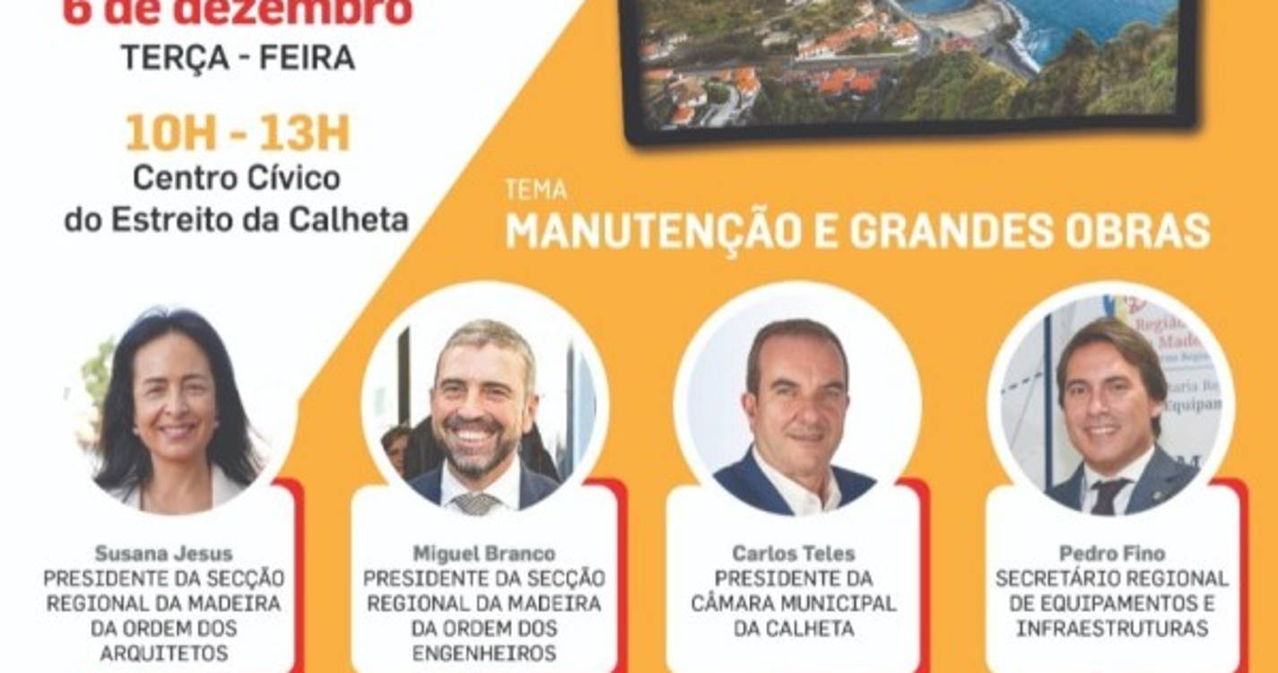 Acompanhe aqui as Jornadas Madeira no concelho da Calheta