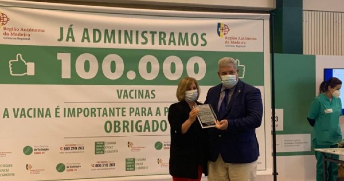 Madeira receberá 596.755 mil vacinas até ao final do terceiro trimestre