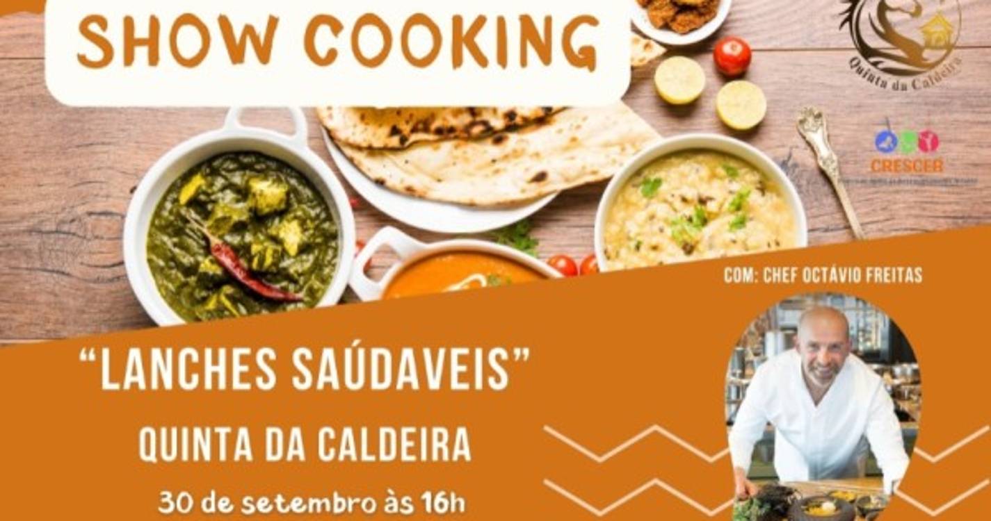 CRESCER realiza 'showcooking' com o chef Octávio Freitas