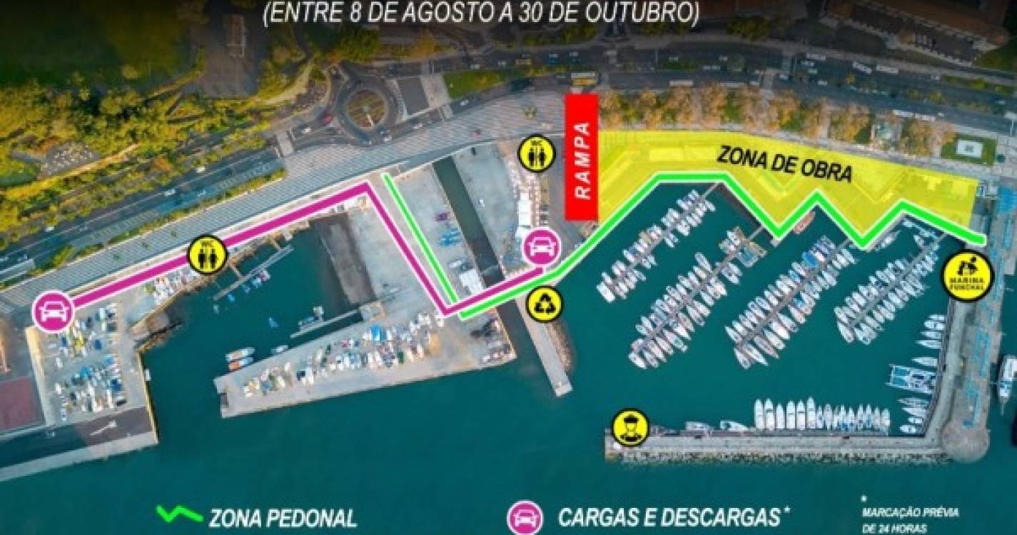 Rampa à entrada da Marina do Funchal vai ser demolida