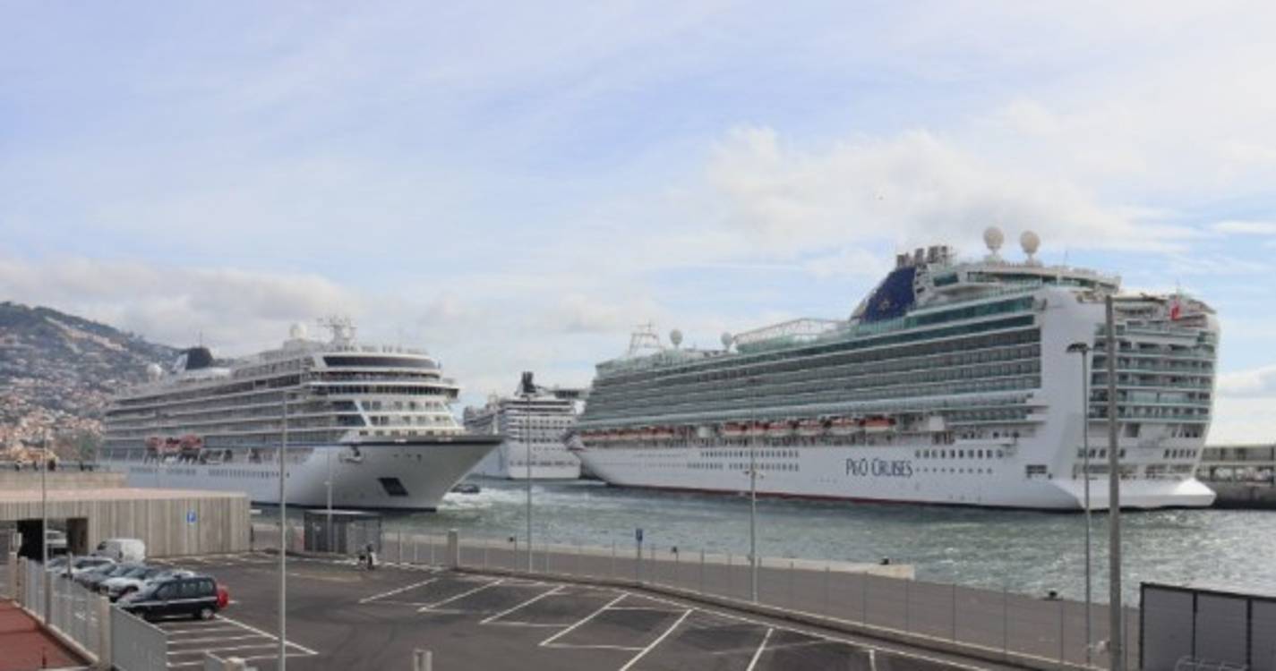Porto do Funchal recebe dois transatlânticos e um navio da rota da CAI