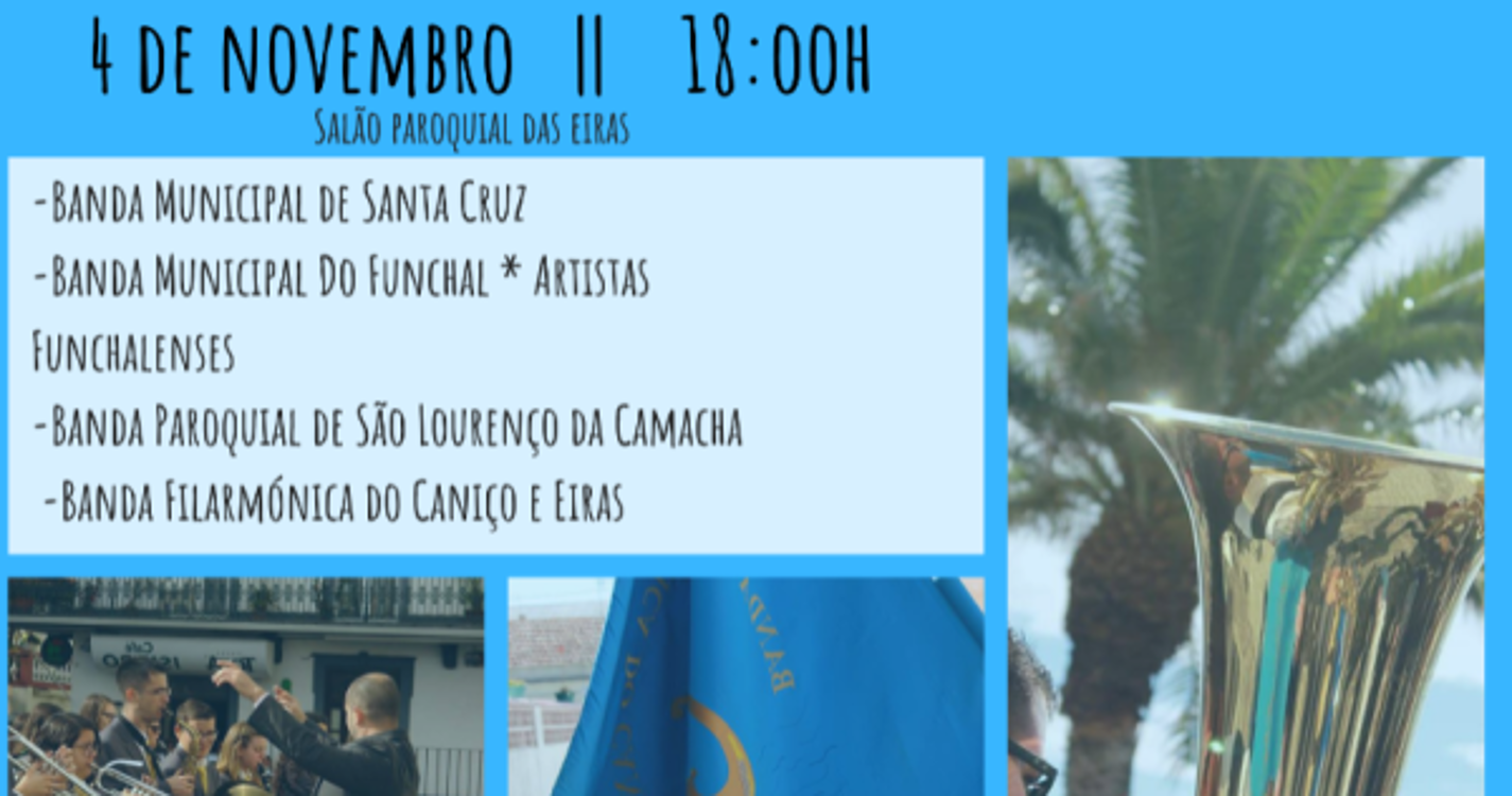 III Encontro de Bandas Filarmónicas do Caniço a 4 de novembro