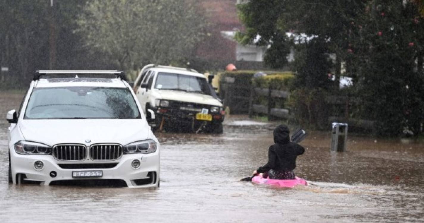 Declarado estado de calamidade natural em zonas de Sydney afetadas por inundações