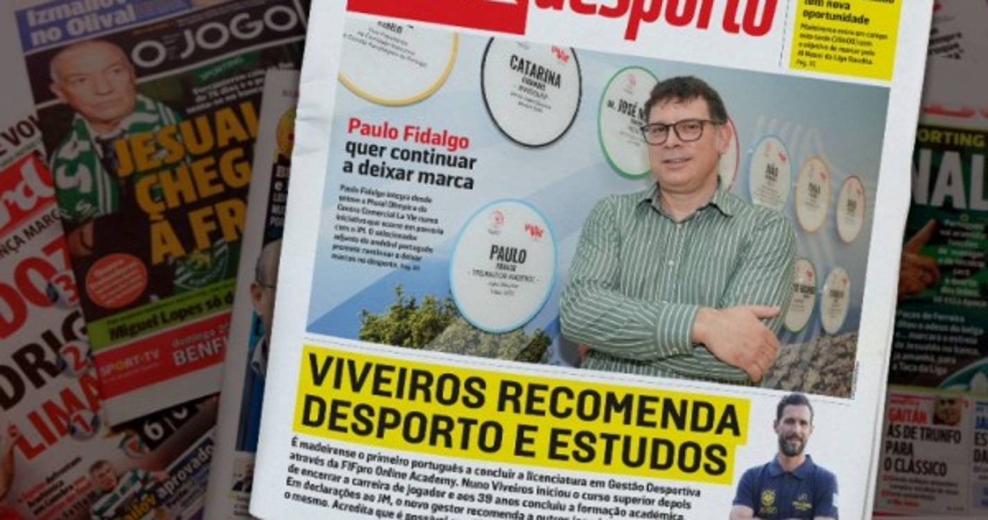 Nuno Viveiros recomenda desporto e estudos