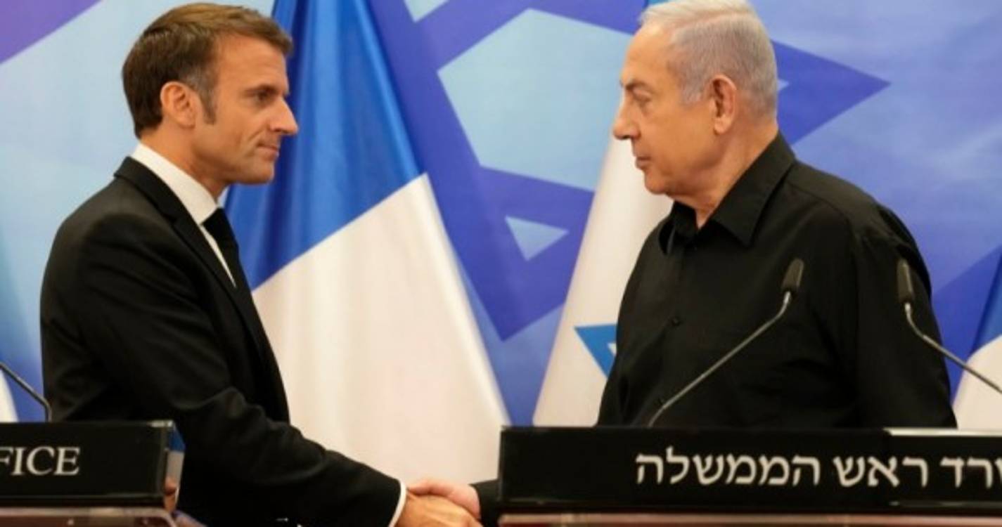 Israel: Presidente francês propõe coligação internacional para combater Hamas