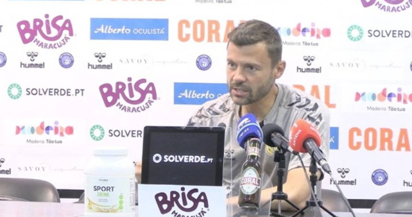 Filipe Cândido garante "seriedade" do Nacional na eliminatória "praticamente resolvida" da Taça