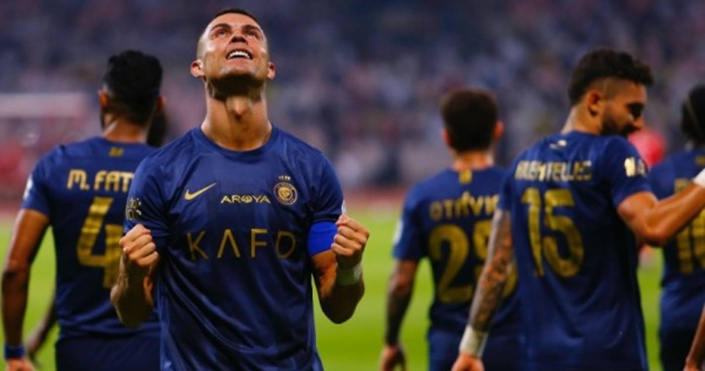 I Liga Saudita: Cristiano Ronaldo ajuda Al Nassr a manter-se na corrida à liderança