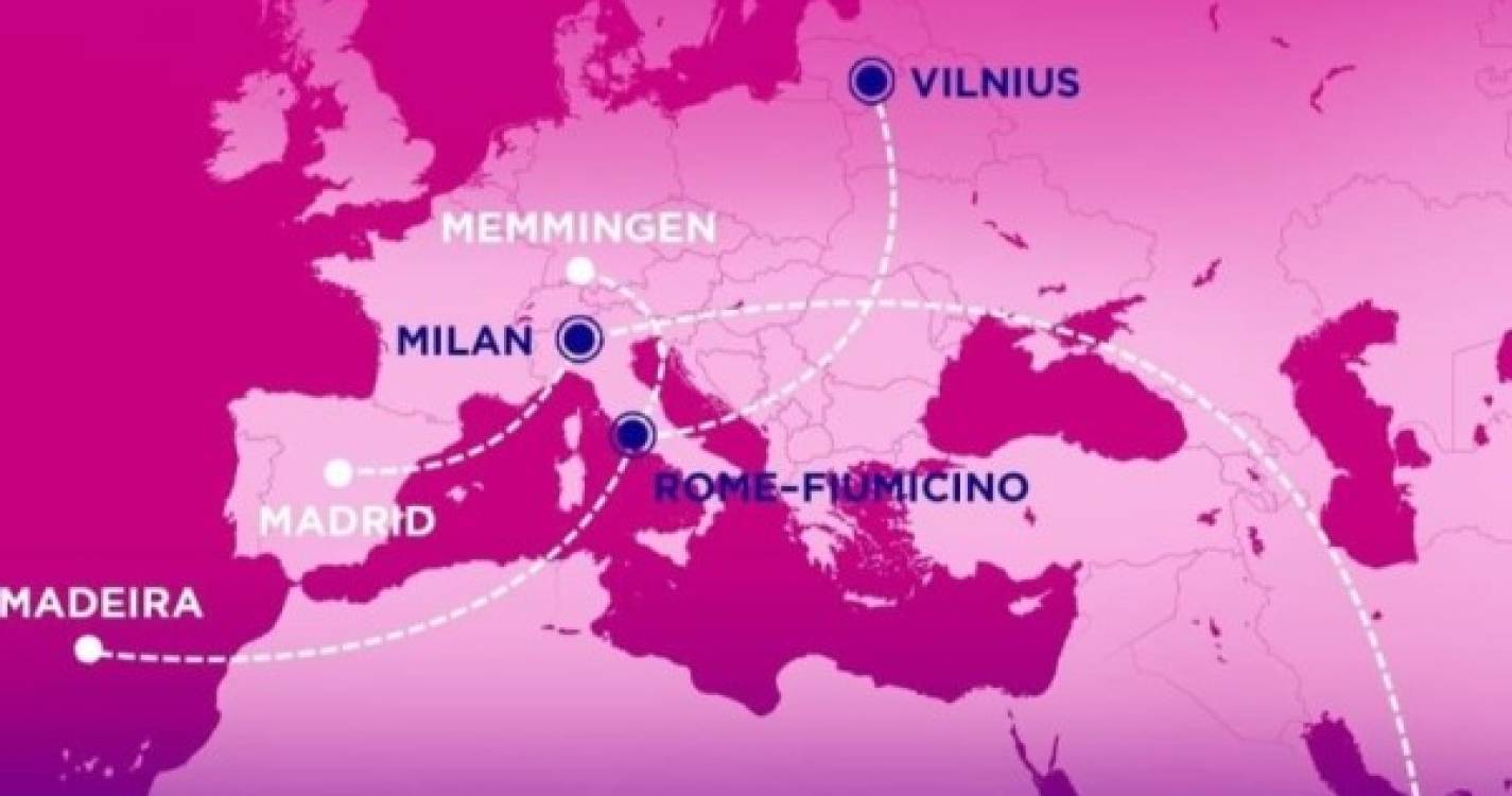 Wizz Air anuncia ligação direta entre Roma e a Madeira