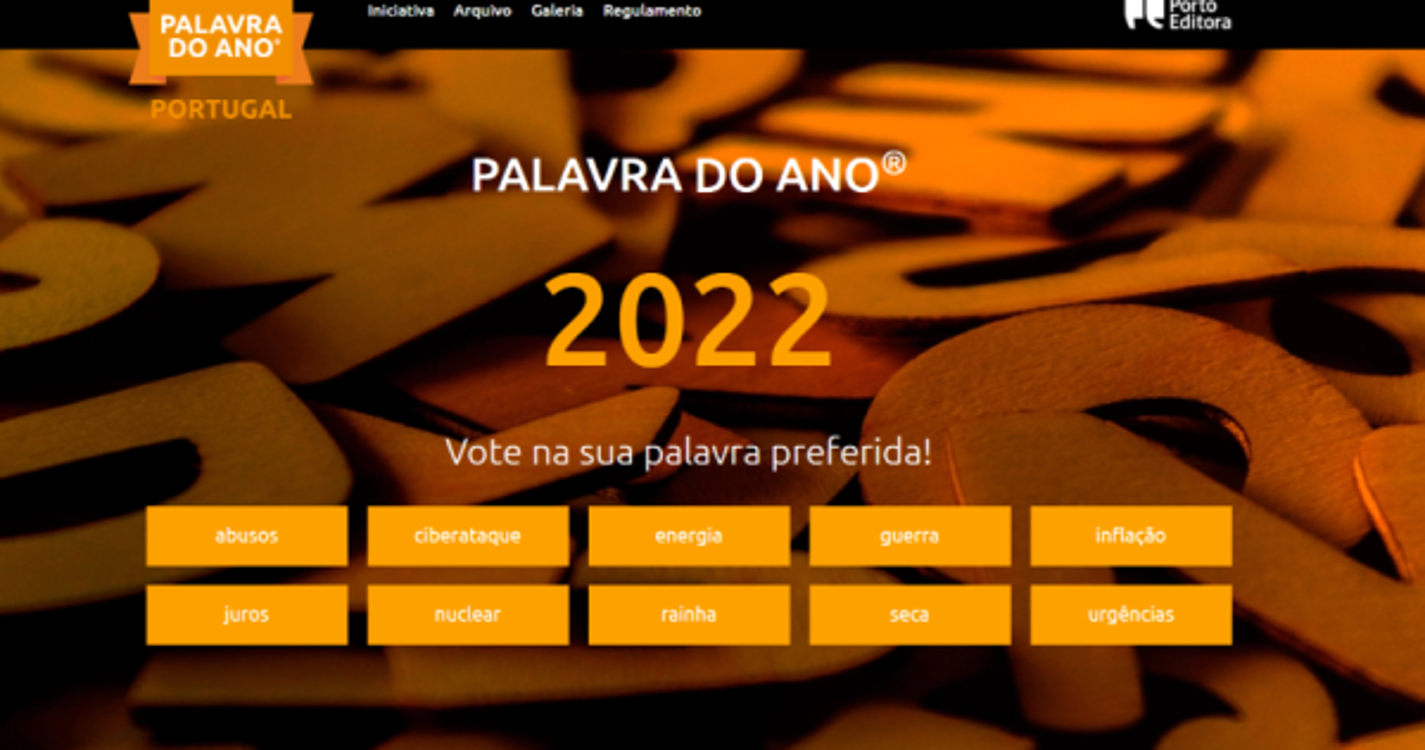 Escolha da "palavra do ano" começa hoje em Portugal