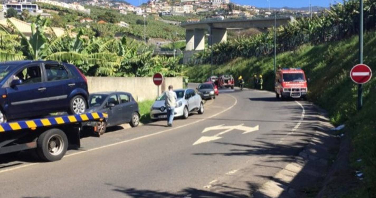 Retirado corpo do homem que faleceu esta manhã num brutal acidente de viação