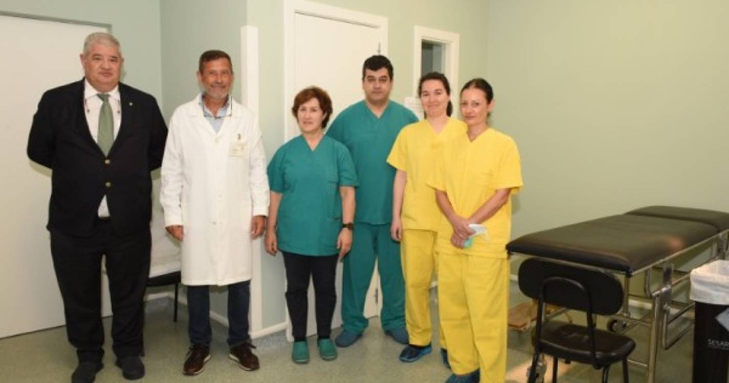 Primeiras pequenas cirurgias realizadas no Centro de Saúde de Santana