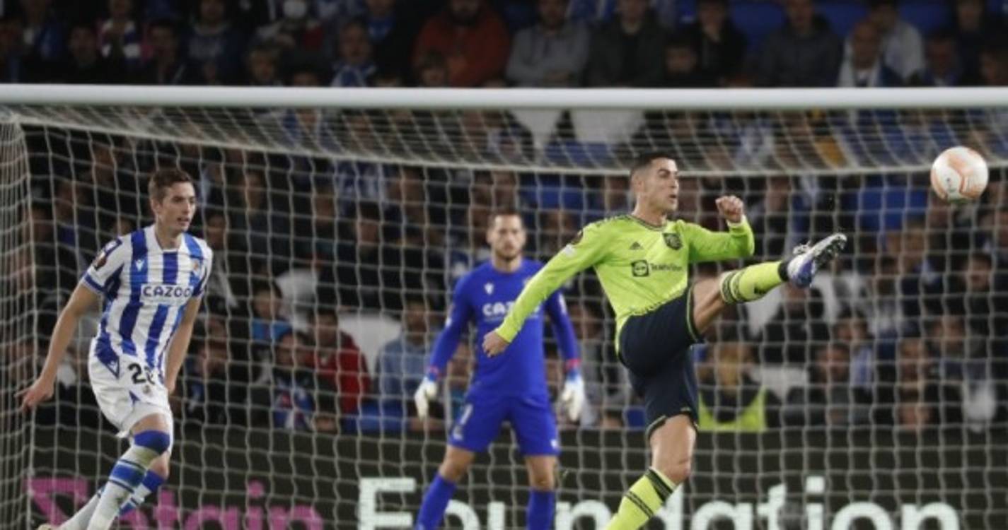 Liga Europa: CR7 em branco na qualificação do United