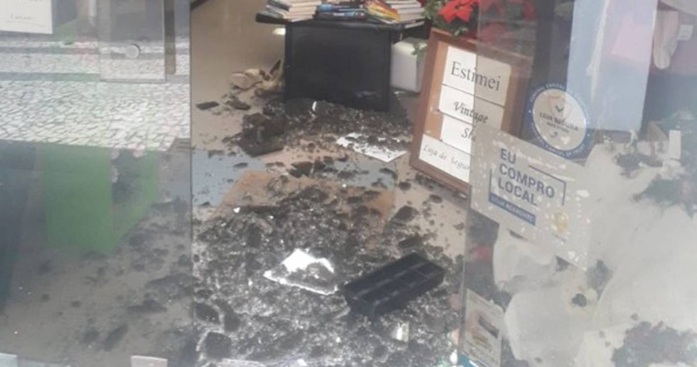 Loja 'Estimei' assaltada esta madrugada no Funchal
