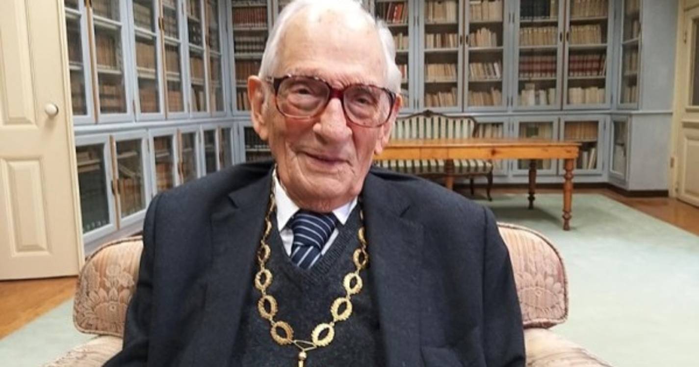 Presidente da República saúda Adriano Moreira no seu 99.º aniversário