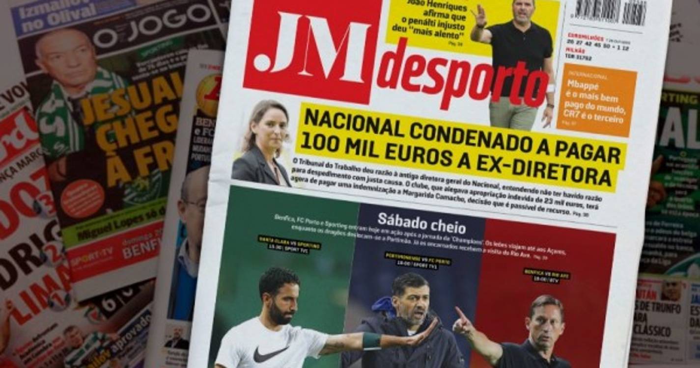 Nacional condenado a pagar 100 mil euros a ex-diretora