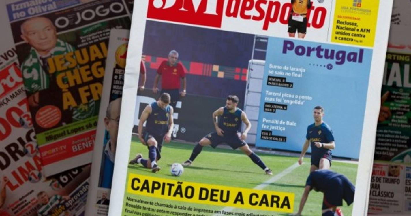 Capitão Ronaldo deu a cara