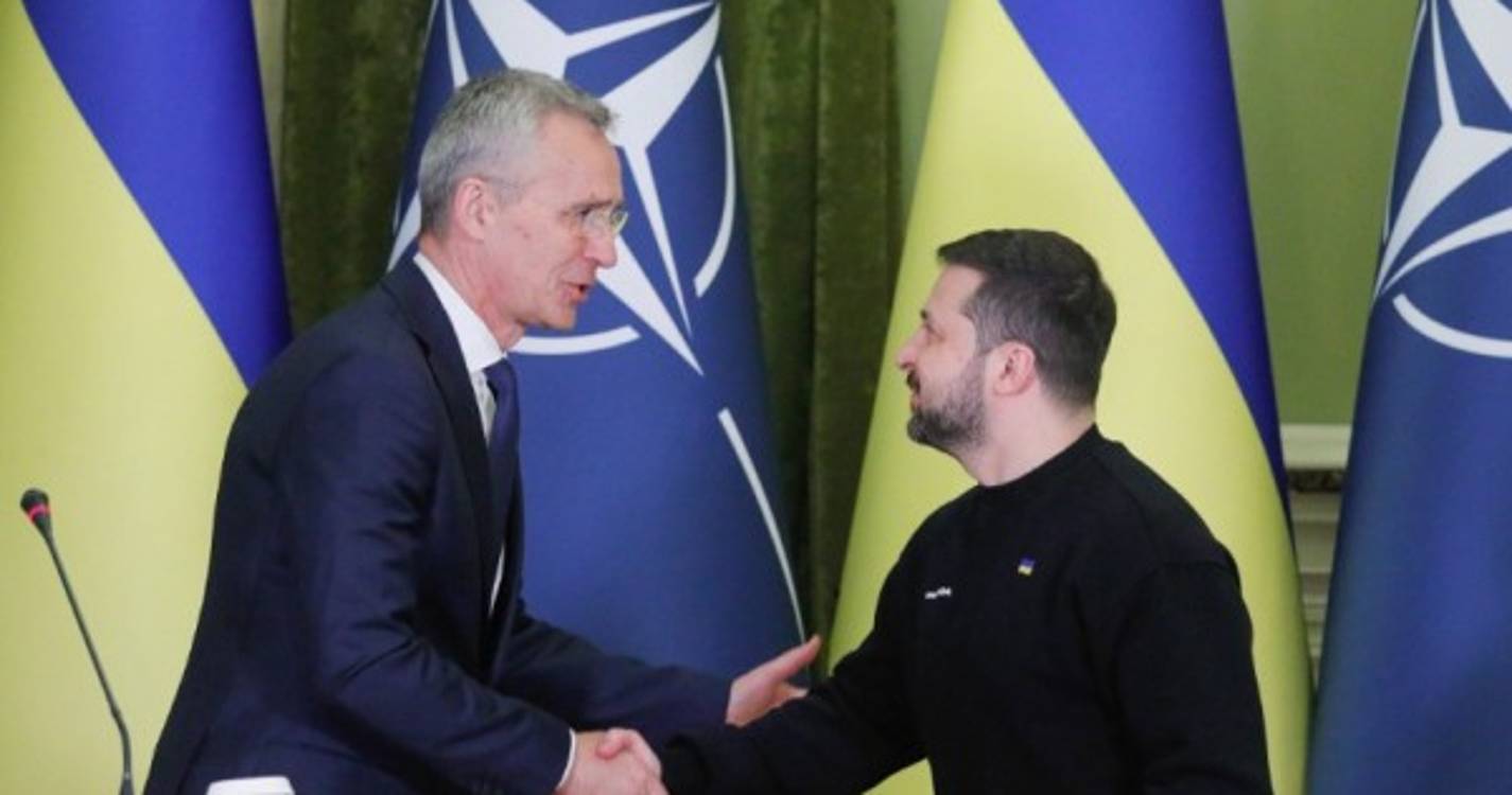 NATO: Zelensky discursa de surpresa para população em Vílnius