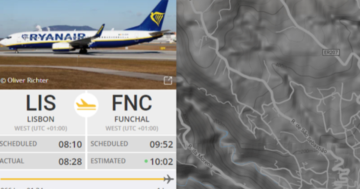 Voo da Ryanair, sem passageiros, aterra na Madeira