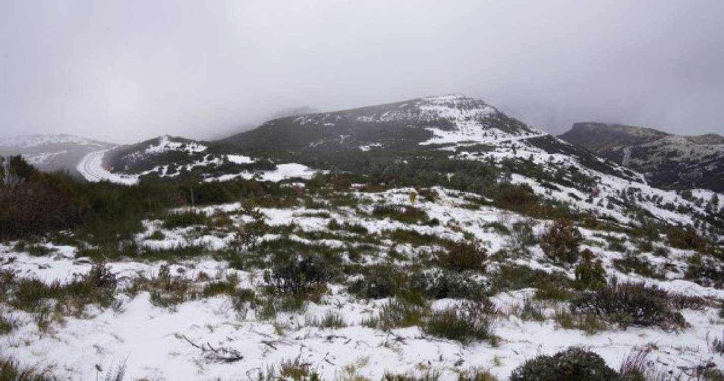 Volta a ser esperada neve nesta segunda-feira