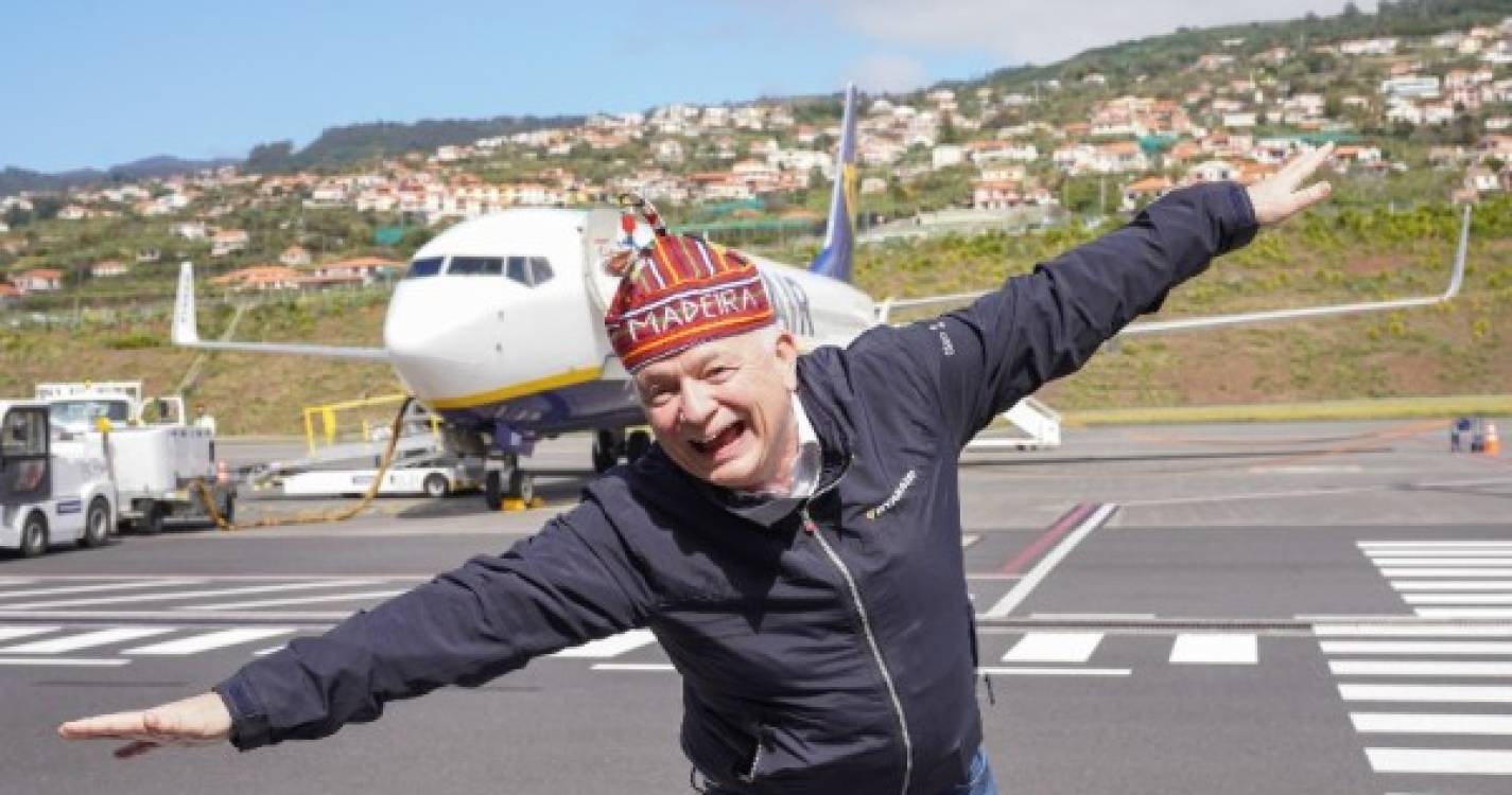 CEO da Ryanair lança alerta sobre Madeira: &#34;Os turistas irão enfrentar custos mais elevados&#34;