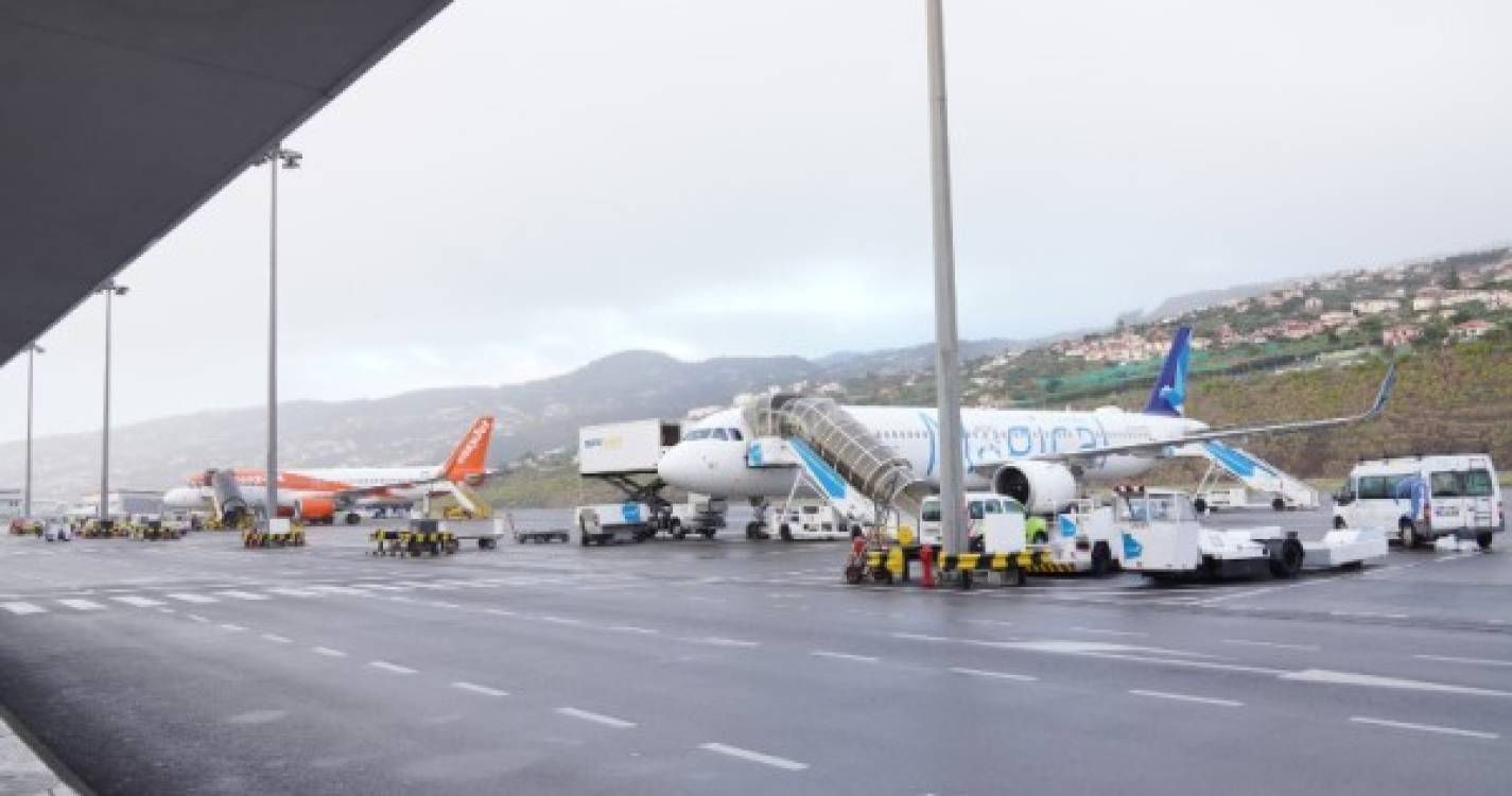 Mau tempo obriga 12 voos a divergir do Aeroporto da Madeira